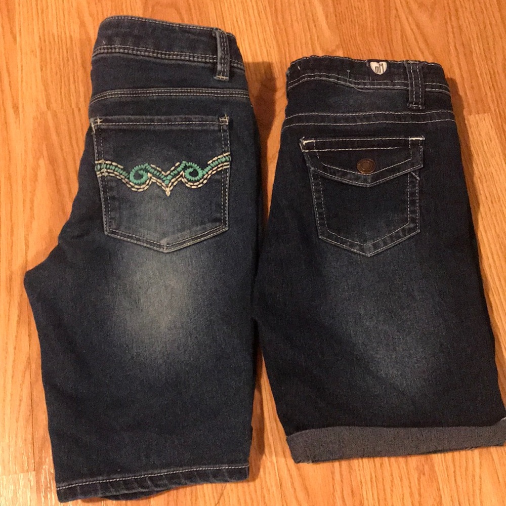 2 pair of jean shorts